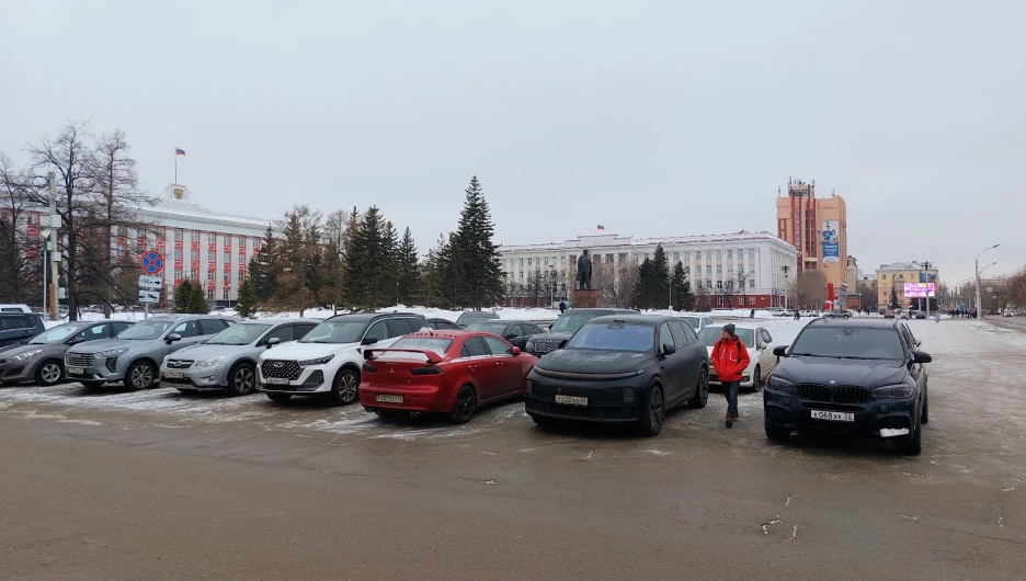 Площадь Советов в Барнауле.