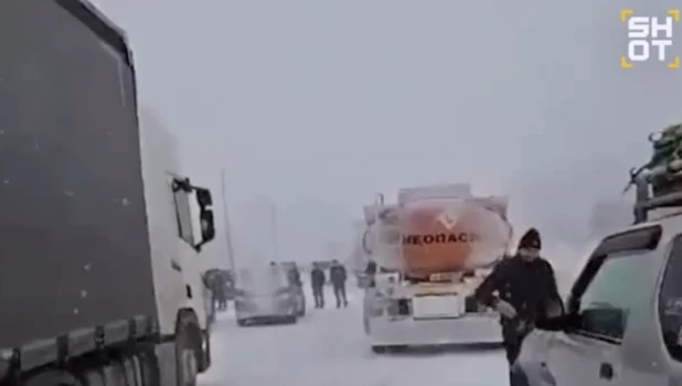 Метель в Уссурийске.