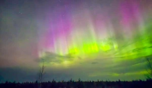 Северное сияние в России.