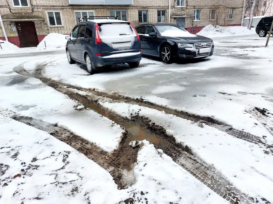 Барнаул. Снегопад