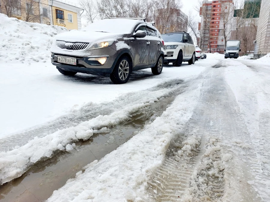 Барнаул. Снегопад