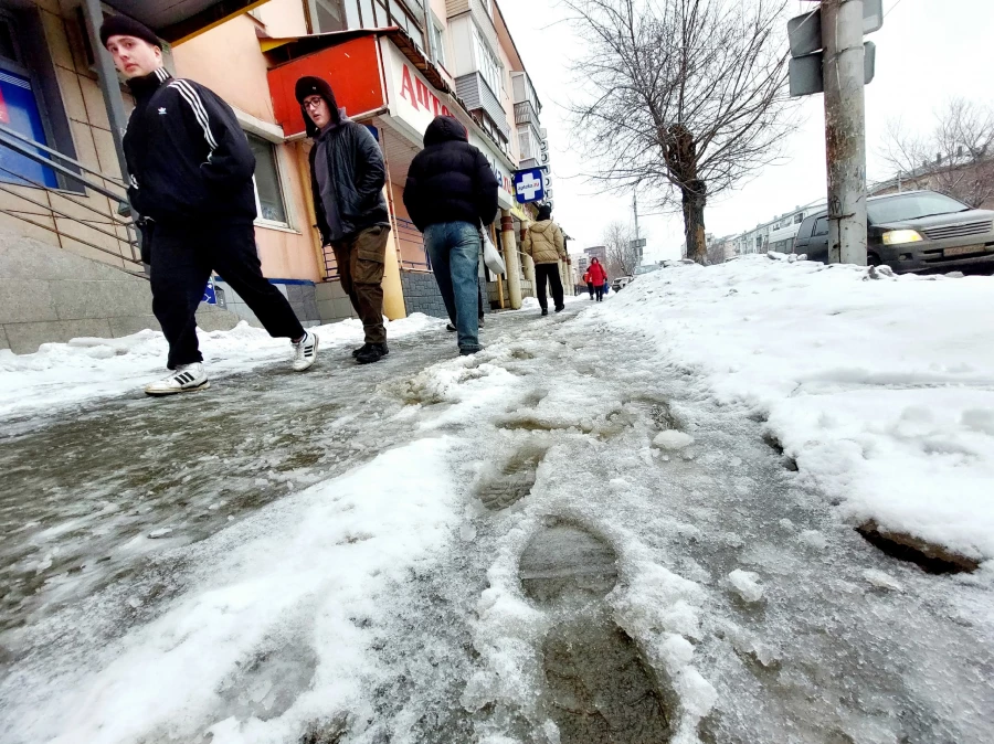 Барнаул. Снегопад