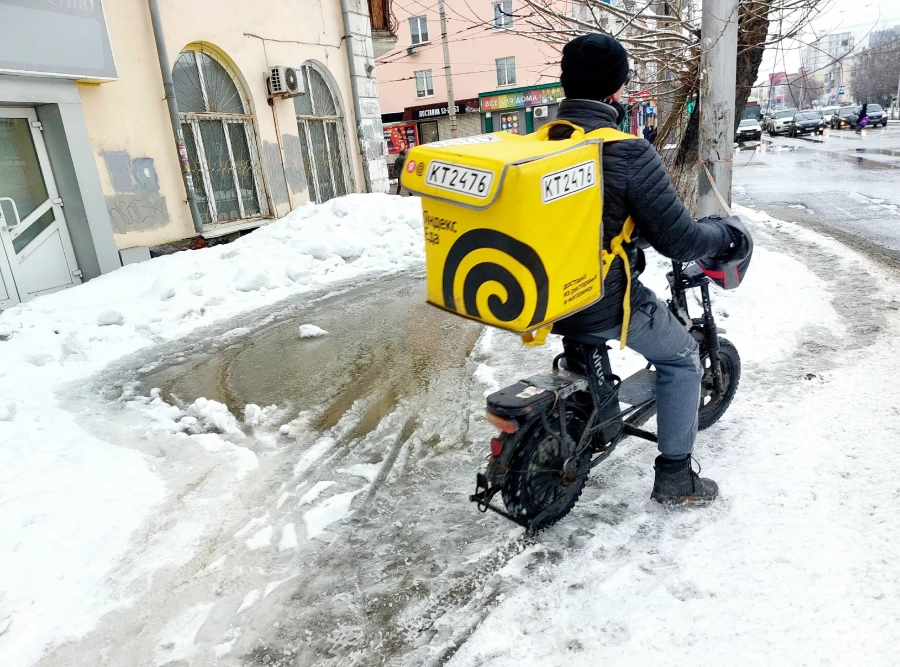 Барнаул. Снегопад