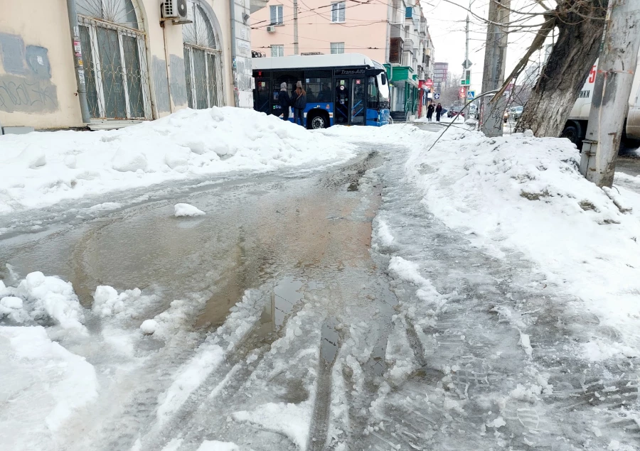 Барнаул. Снегопад