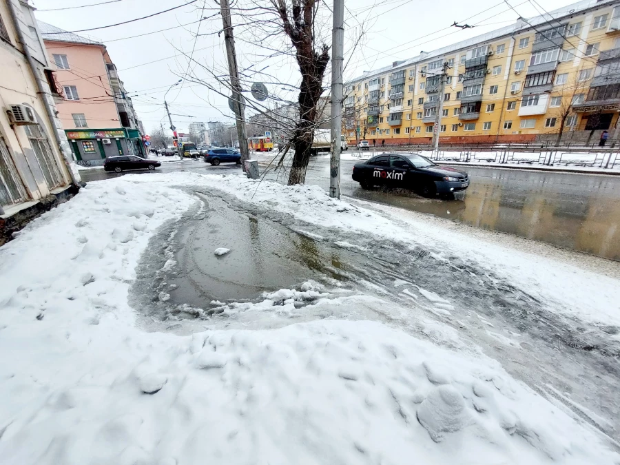 Барнаул. Снегопад