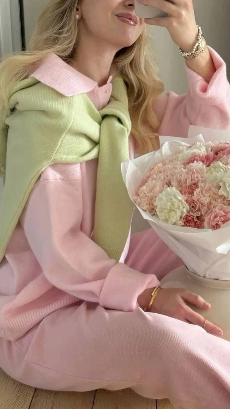 Сочетания цветов в одежде на весну.