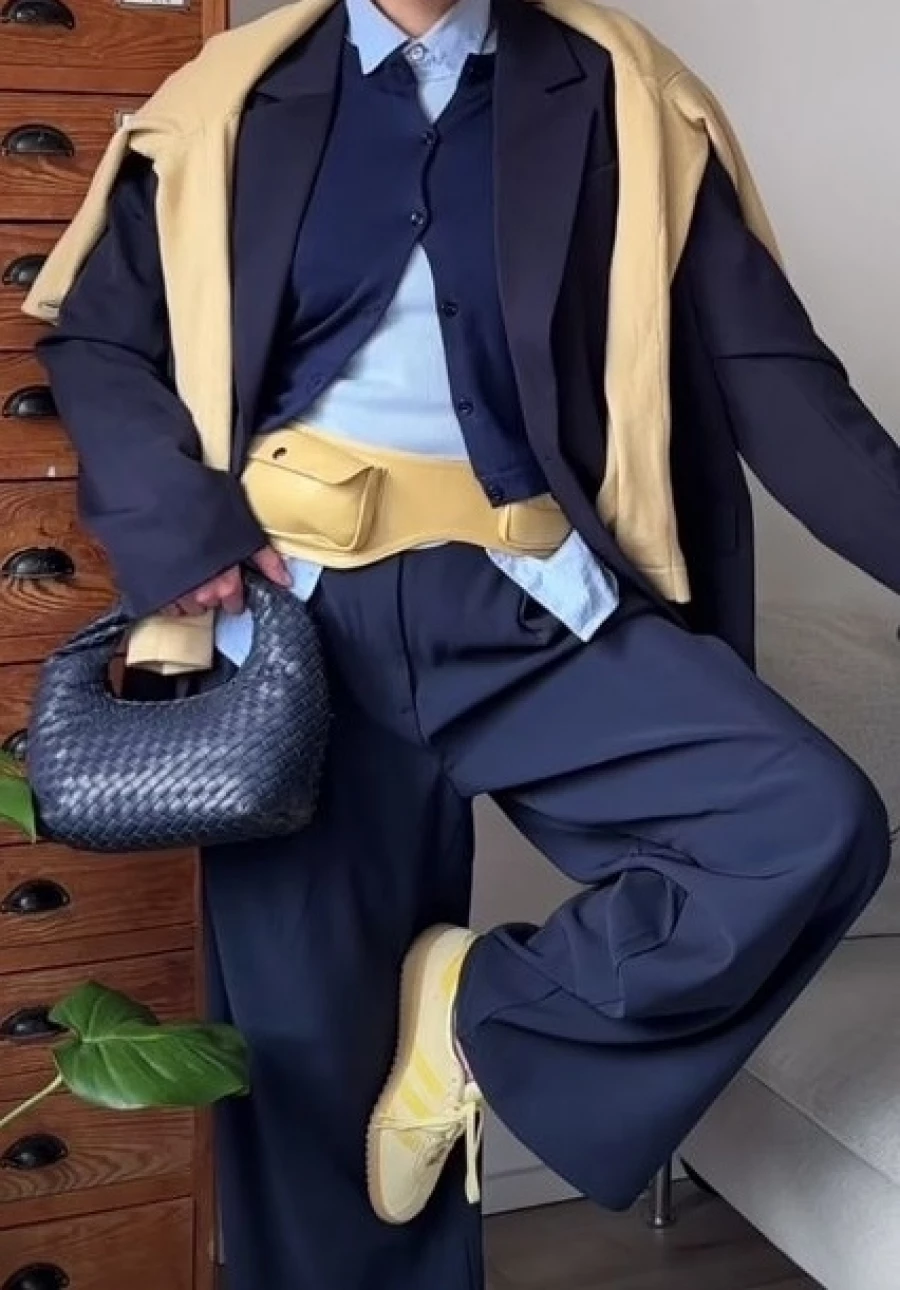 Сочетания цветов в одежде на весну.