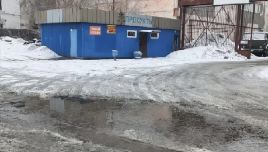 Лужи в Барнауле