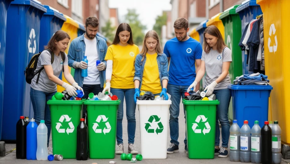 Вторсырье. Мусор. Переработка мусора. Волонтеры