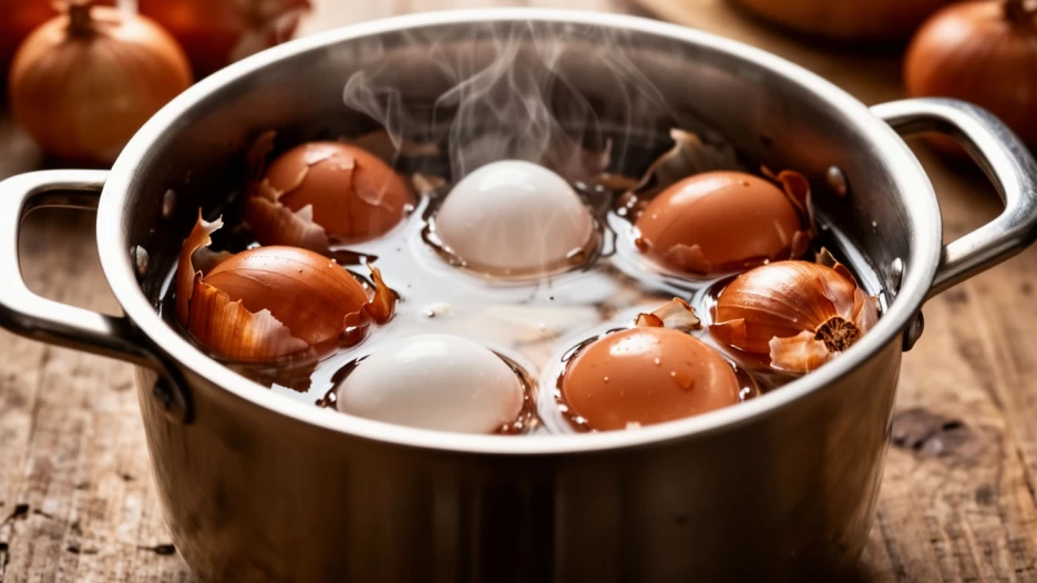 Яйца вареные. Крашеные яйца.