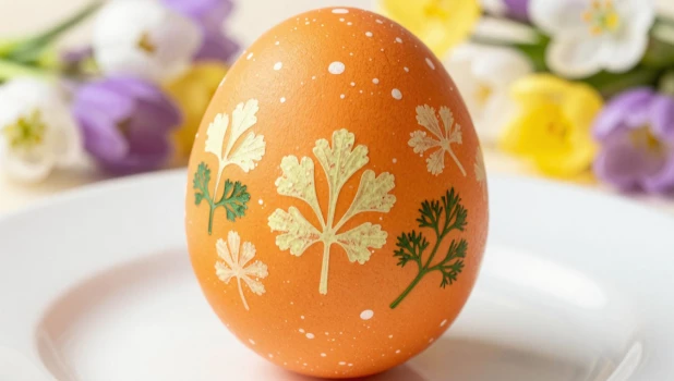 Яйца вареные. Крашеные яйца.