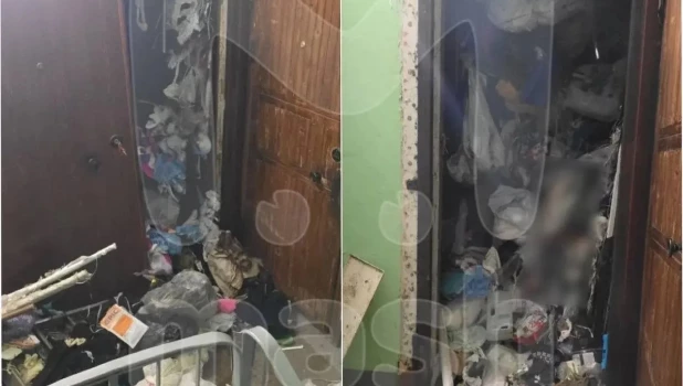 Квартира-свалка в Санкт-Петербурге.