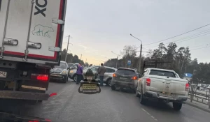 Массовое ДТП на Змеиногорском тракте.