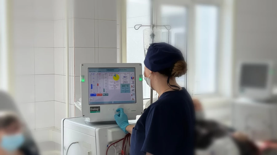 Лечение пациентов с болезнями почек в Краевой клинической больнице.