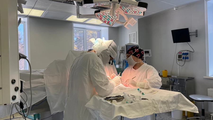 Лечение пациентов с болезнями почек в Краевой клинической больнице.