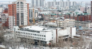 Здание «Оперы» с высоты. 