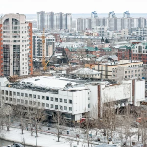 Здание «Оперы» с высоты. 