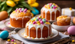 Пасхальный кулич.