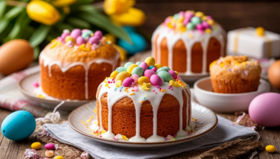 Пасхальный кулич.