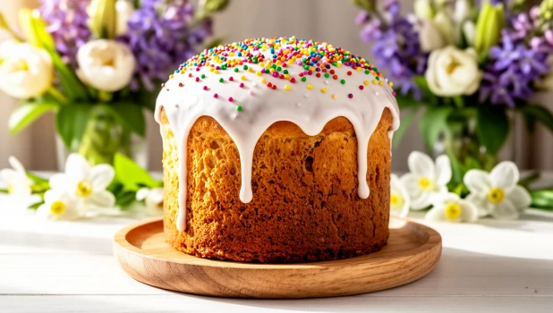 Пасхальный кулич.