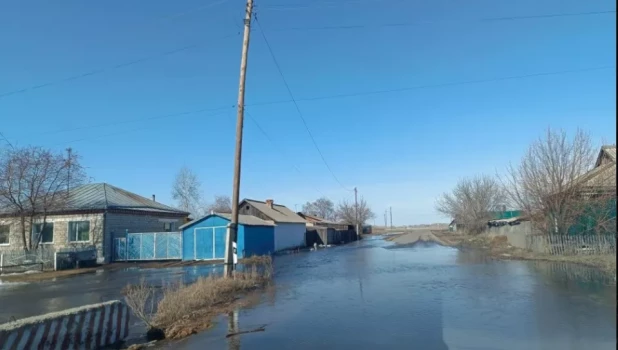 Михайловский район тонет в талой воде. 