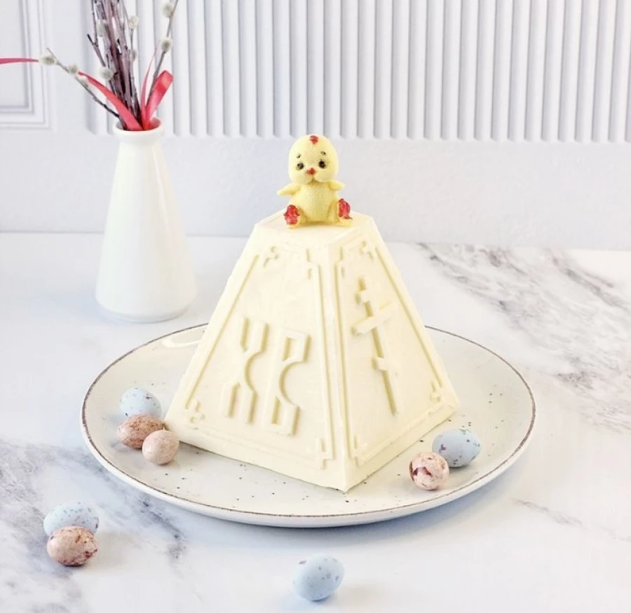 Творожная пасха. Угощение. Праздник.