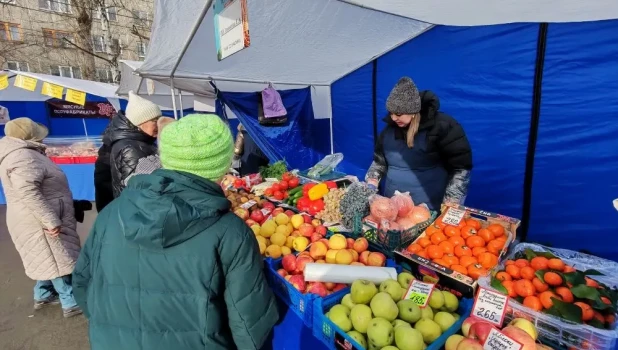 Продовольственные ярмарки в Барнауле.