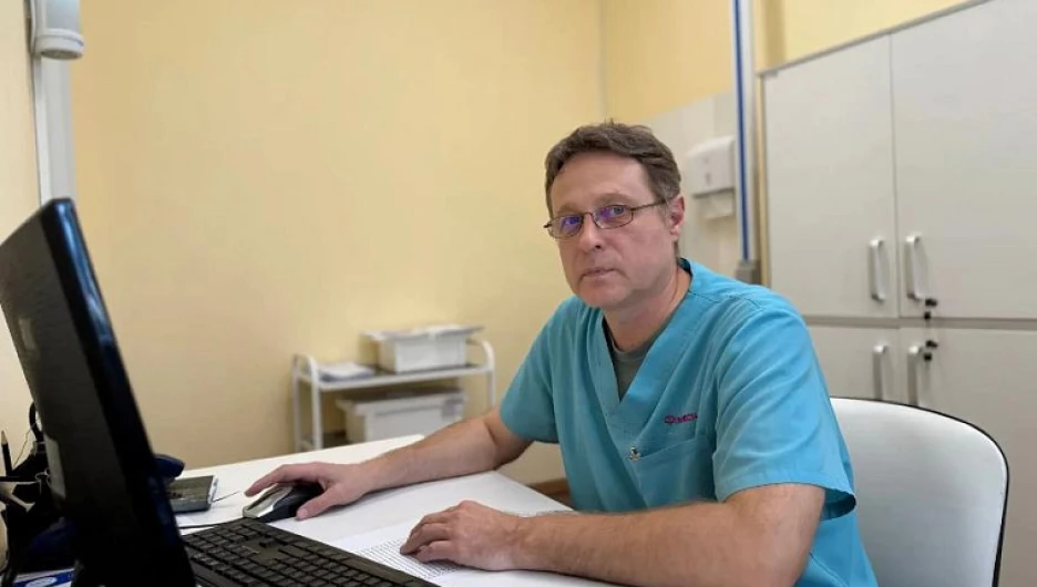 Врач-уролог Городской больницы №3 г. Барнаула Владимир Бойко