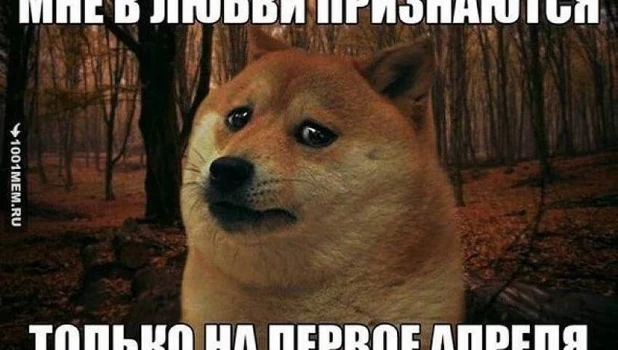 Мем про 1 апреля.