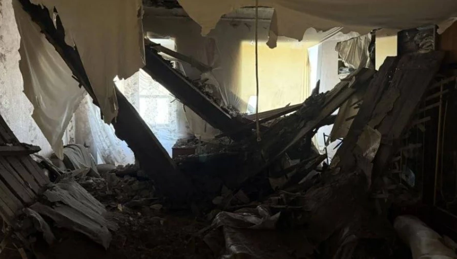 В Рубцовске обрушился потолок в квартире