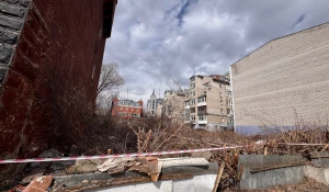 Начали готовить стройплощадку у небоскреба Аверина.