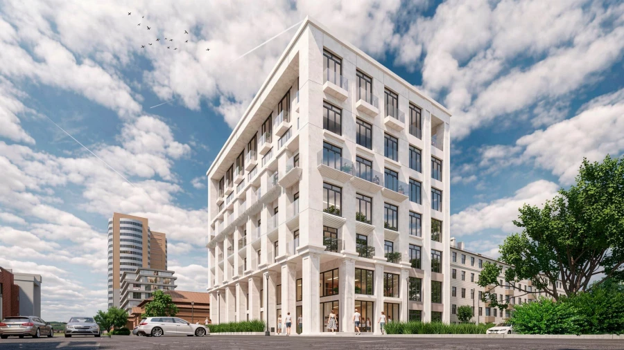 Проект жилого дома на ул. Партизанская, 60. Вариант 2.