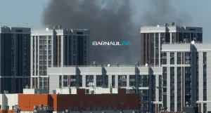 Пожар в районе ТРЦ «Арена».