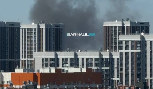 Пожар в районе ТРЦ «Арена».