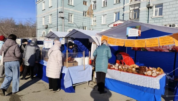 Продовольственные ярмарки в Барнауле.