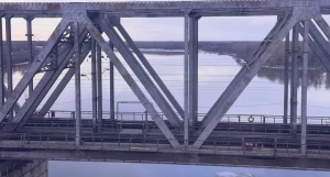 Старый мост в Барнауле.