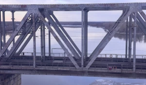 Старый мост в Барнауле.