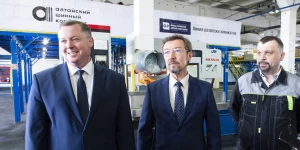 Ввод в эксплуатацию двух автоматизированных линий развески химикатов на Алтайском шинном комбинате.