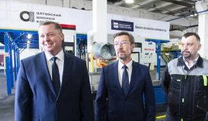 Ввод в эксплуатацию двух автоматизированных линий развески химикатов на Алтайском шинном комбинате.