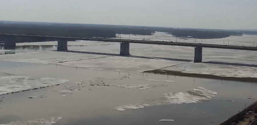 Обь в Барнауле.