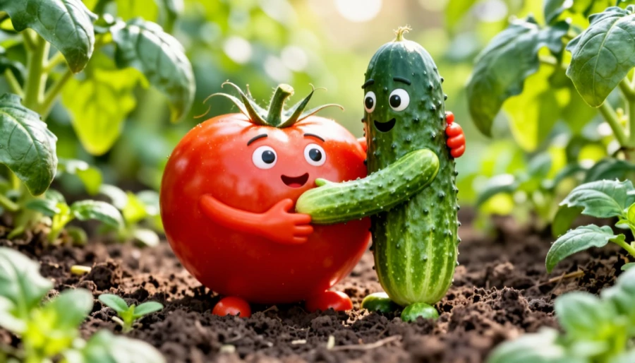 Овощи, грядка, дача, дачник