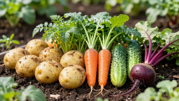 Овощи, грядка, дача, дачник