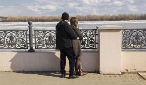 Весна в Барнауле. Набережная. Обь.