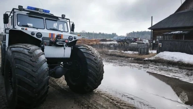 Потоп в поселке Промышленный в Бийском районе.