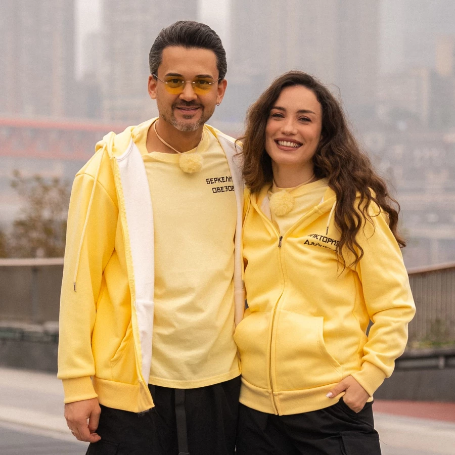 Виктория Дайнеко и Беркели Овезов.