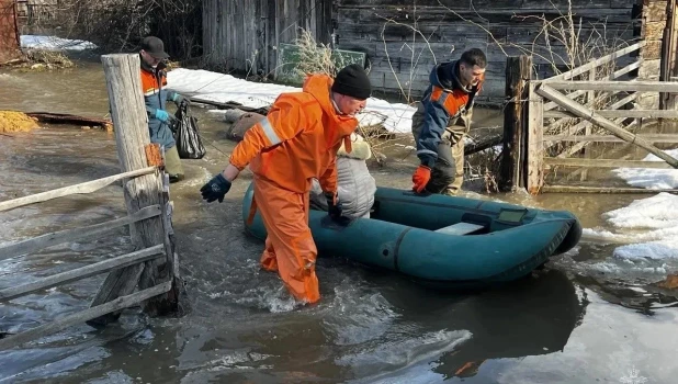 Эвакуация в Алтайском крае.