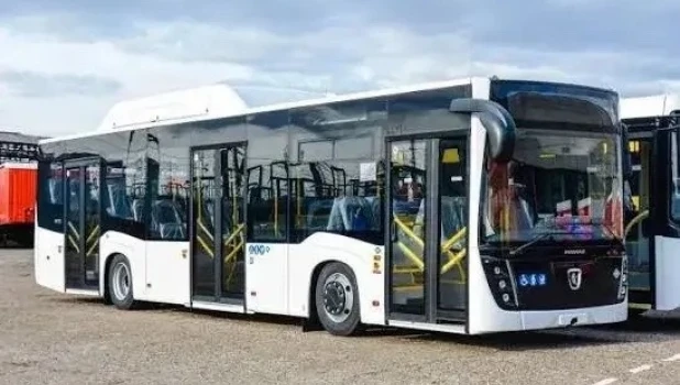 Новые автобусы в Барнауле.