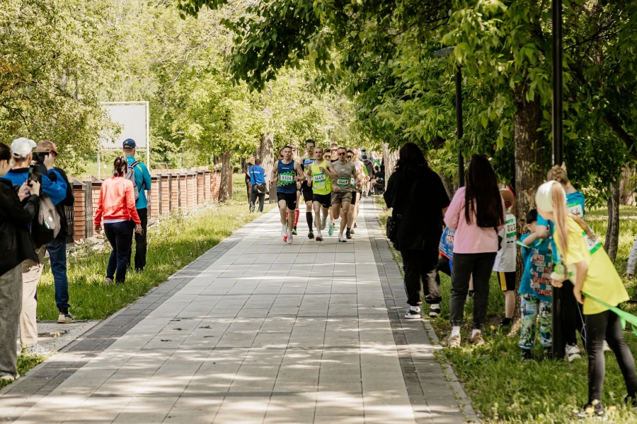 Спортивный, благотворительный и семейный праздник СберПрайм Зелёный Марафон.