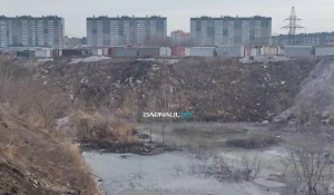 Озеро на окраине Барнаула.