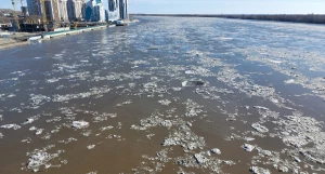 Ледоход на Оби. 